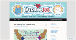 Desktop Screenshot of eatsleepknitblog.com